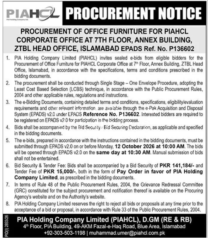 Tender Document