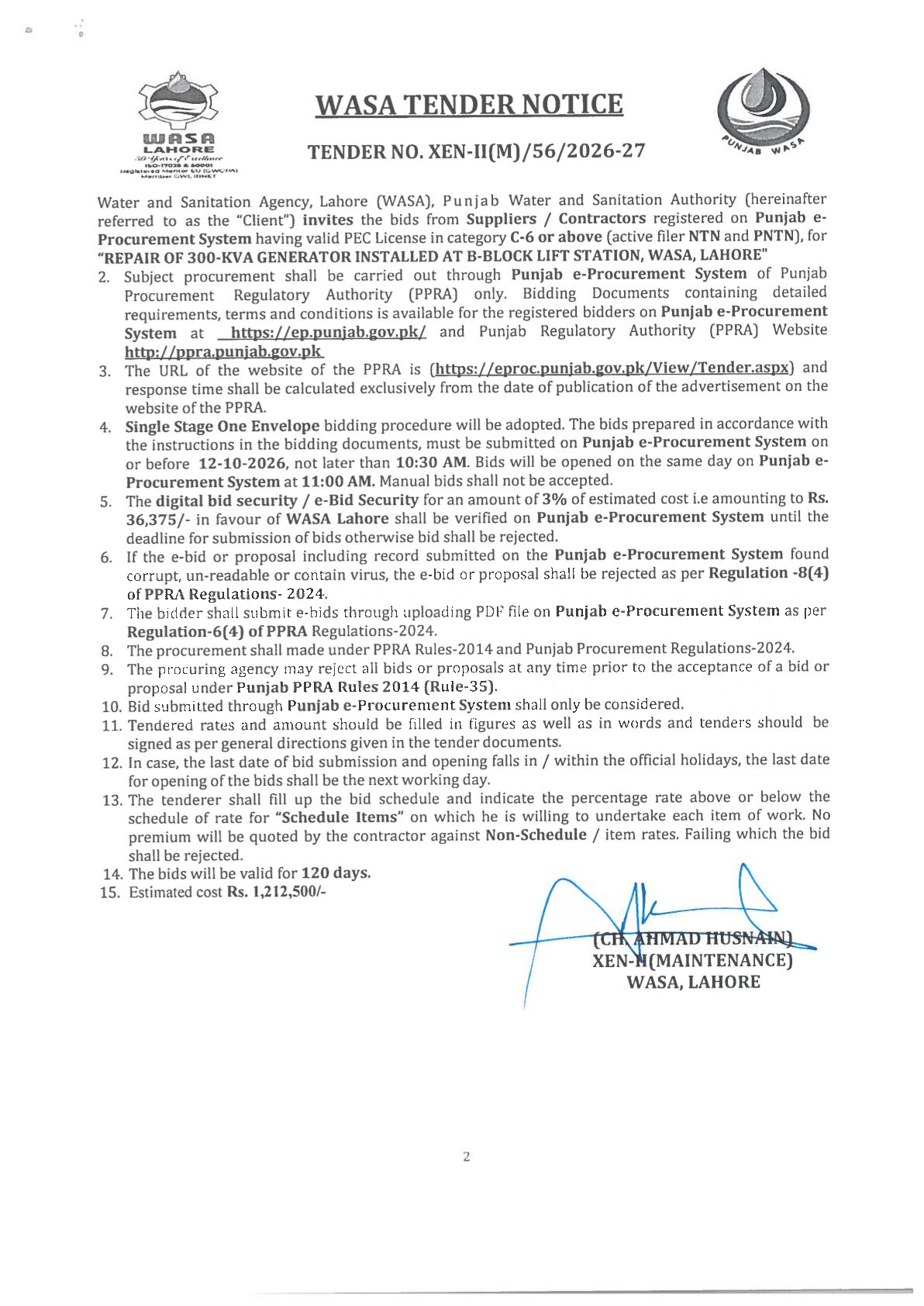 Tender Document