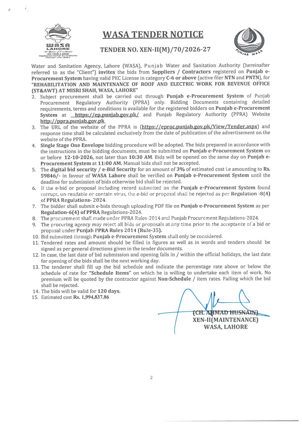 Tender Document