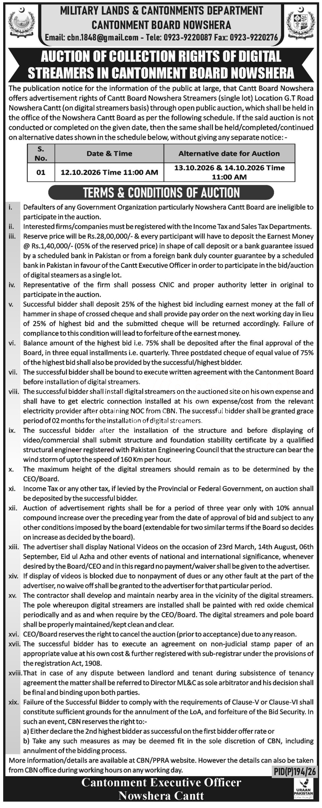 Tender Document