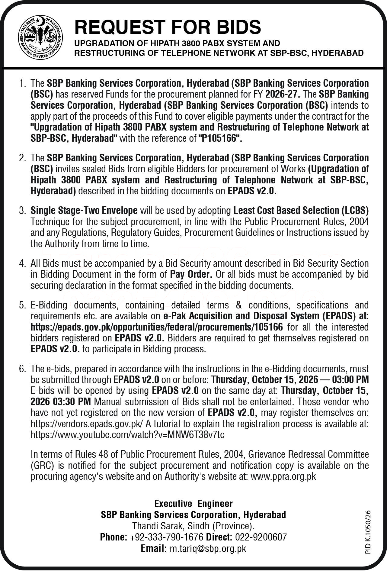 Tender Document
