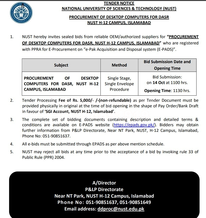 Tender Document