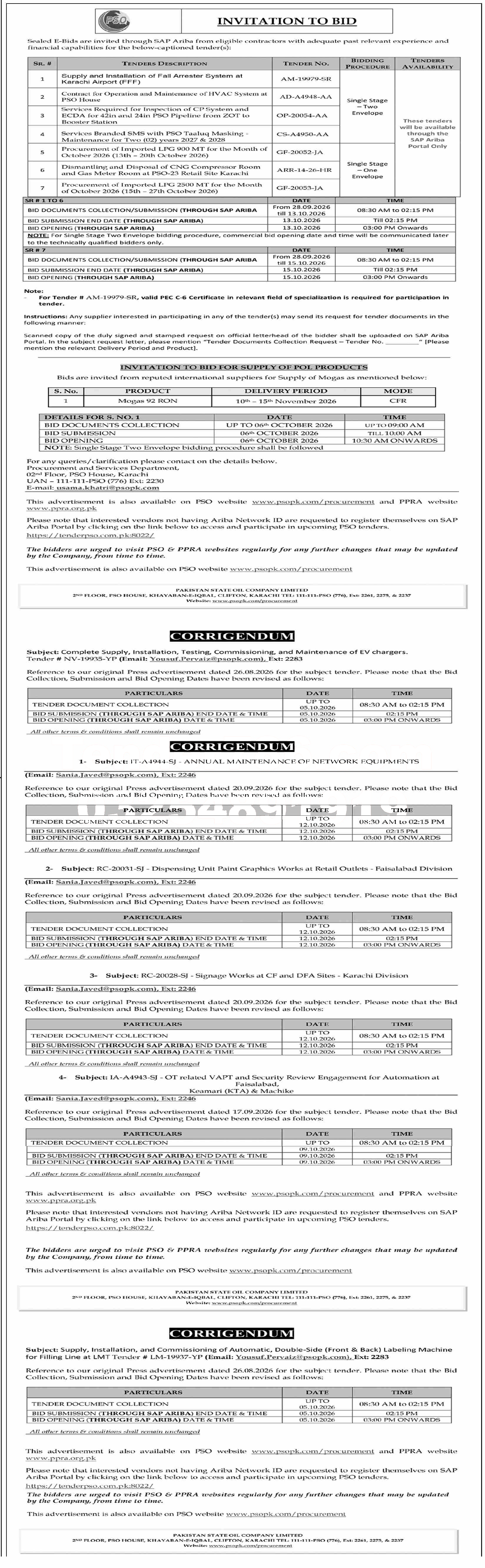 Tender Document
