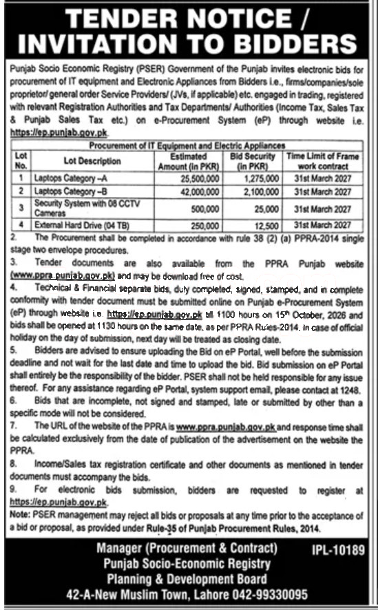 Tender Document