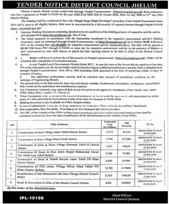 Tender Document