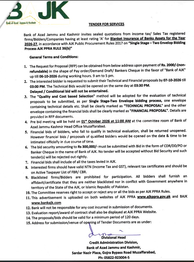 Tender Document
