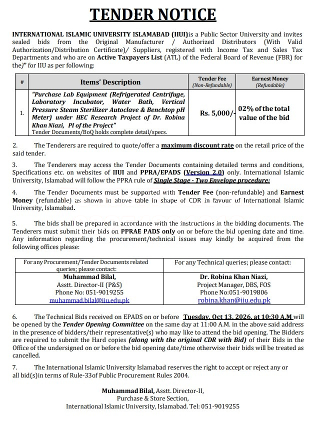 Tender Document