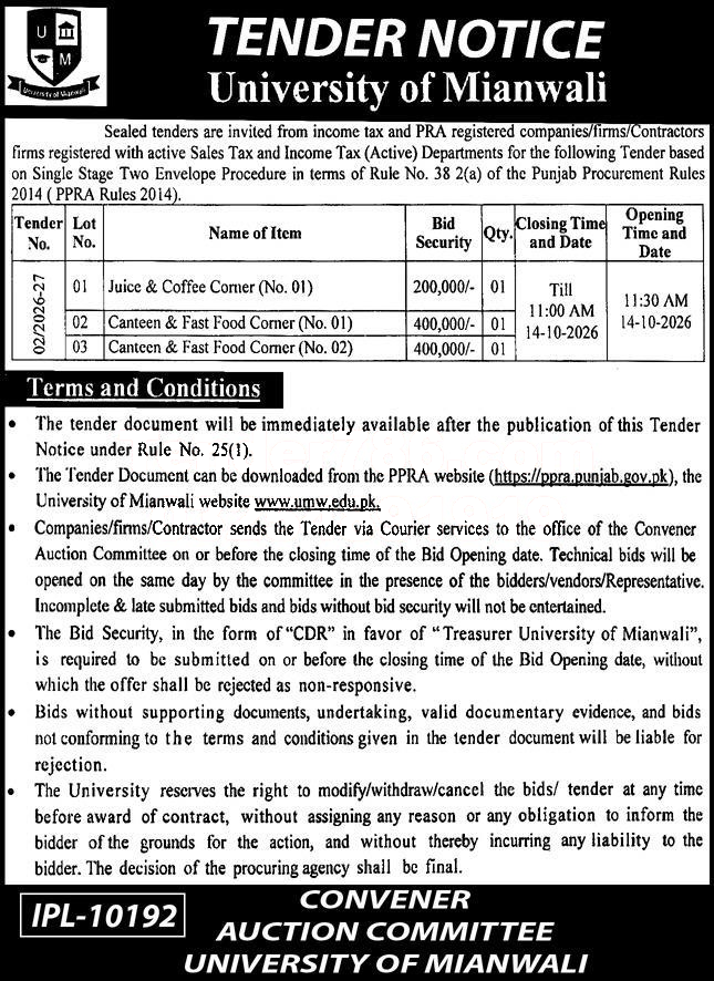 Tender Document