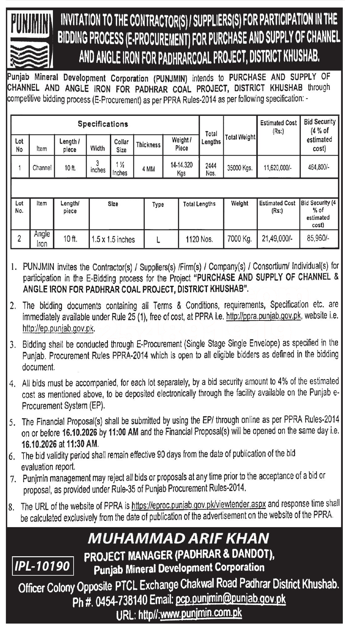 Tender Document