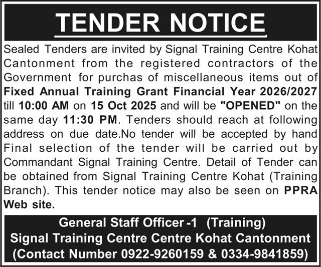 Tender Document