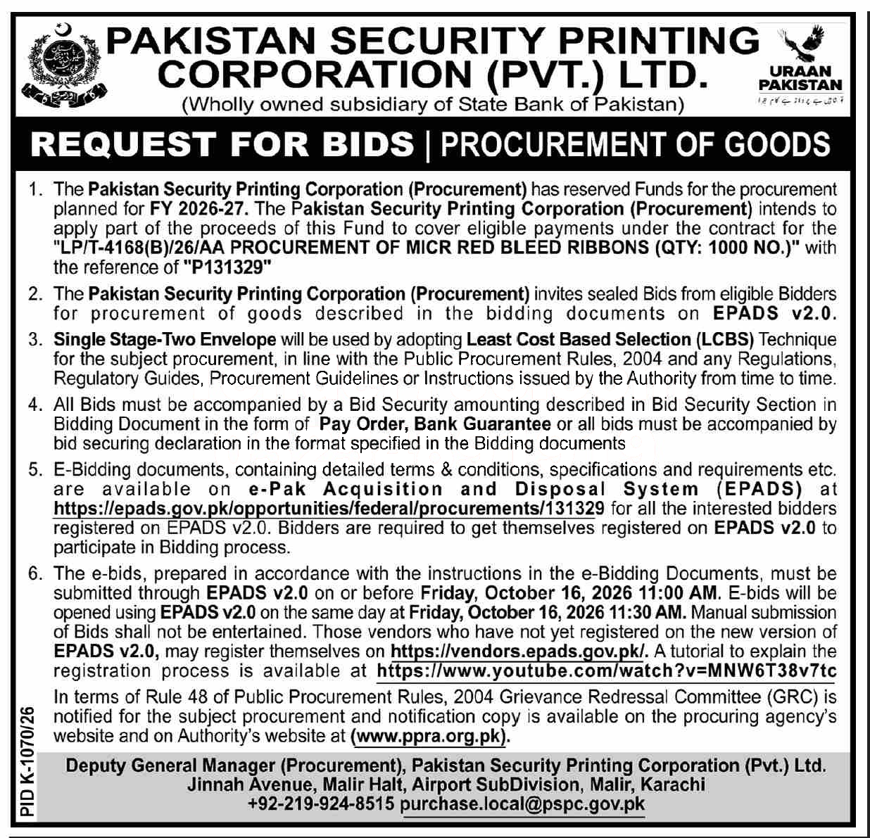 Tender Document