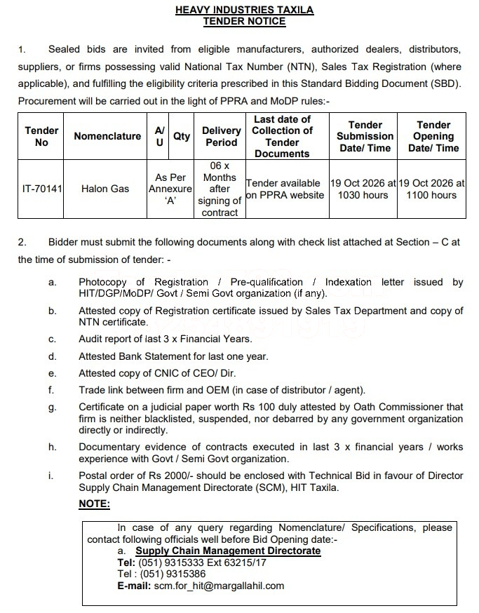 Tender Document