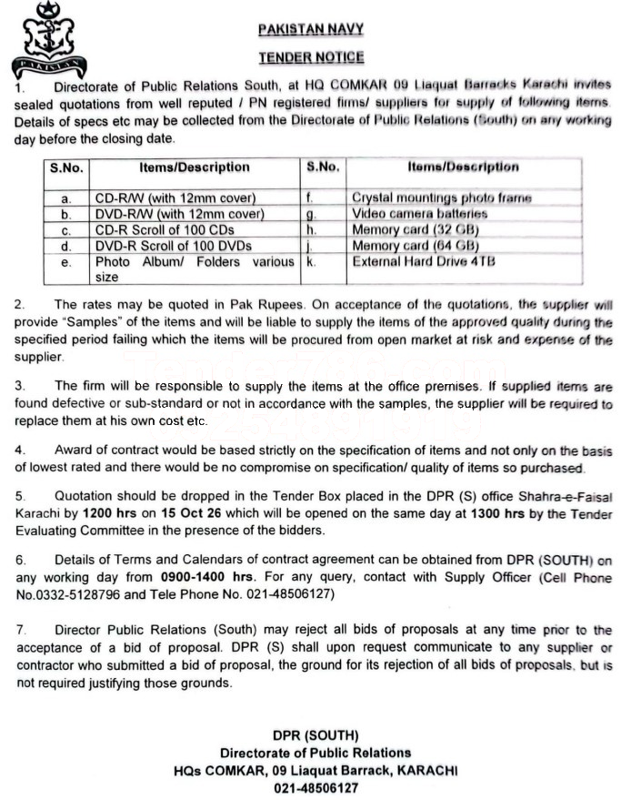 Tender Document