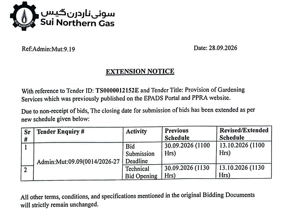 Tender Document