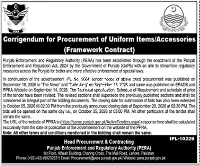 Tender Document