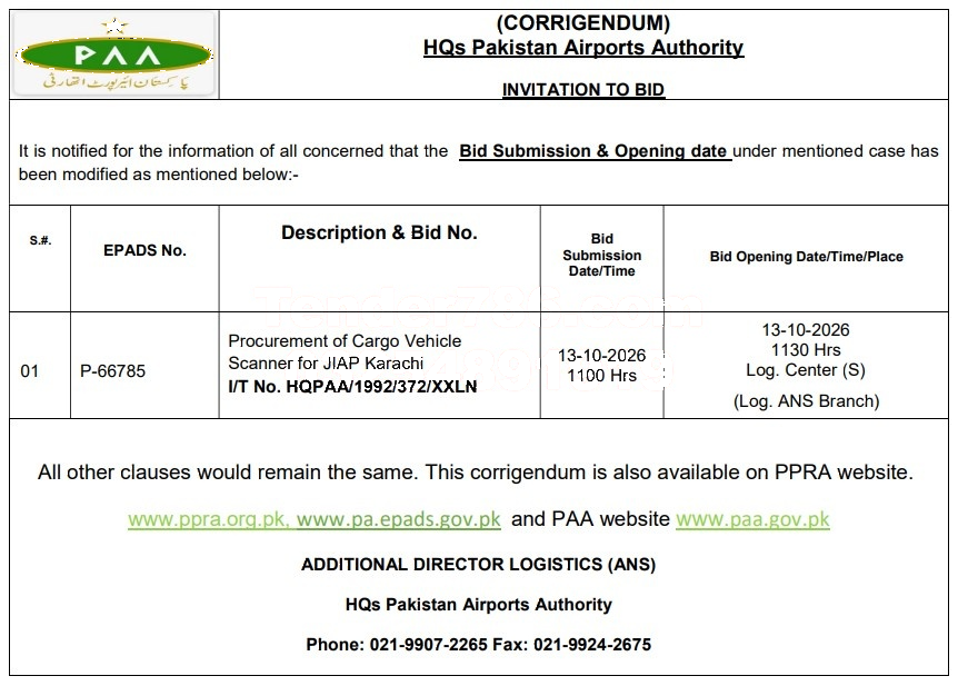 Tender Document