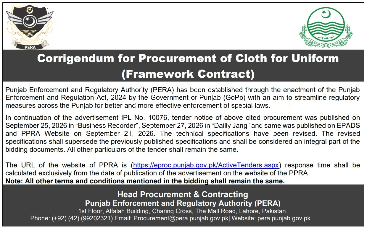 Tender Document