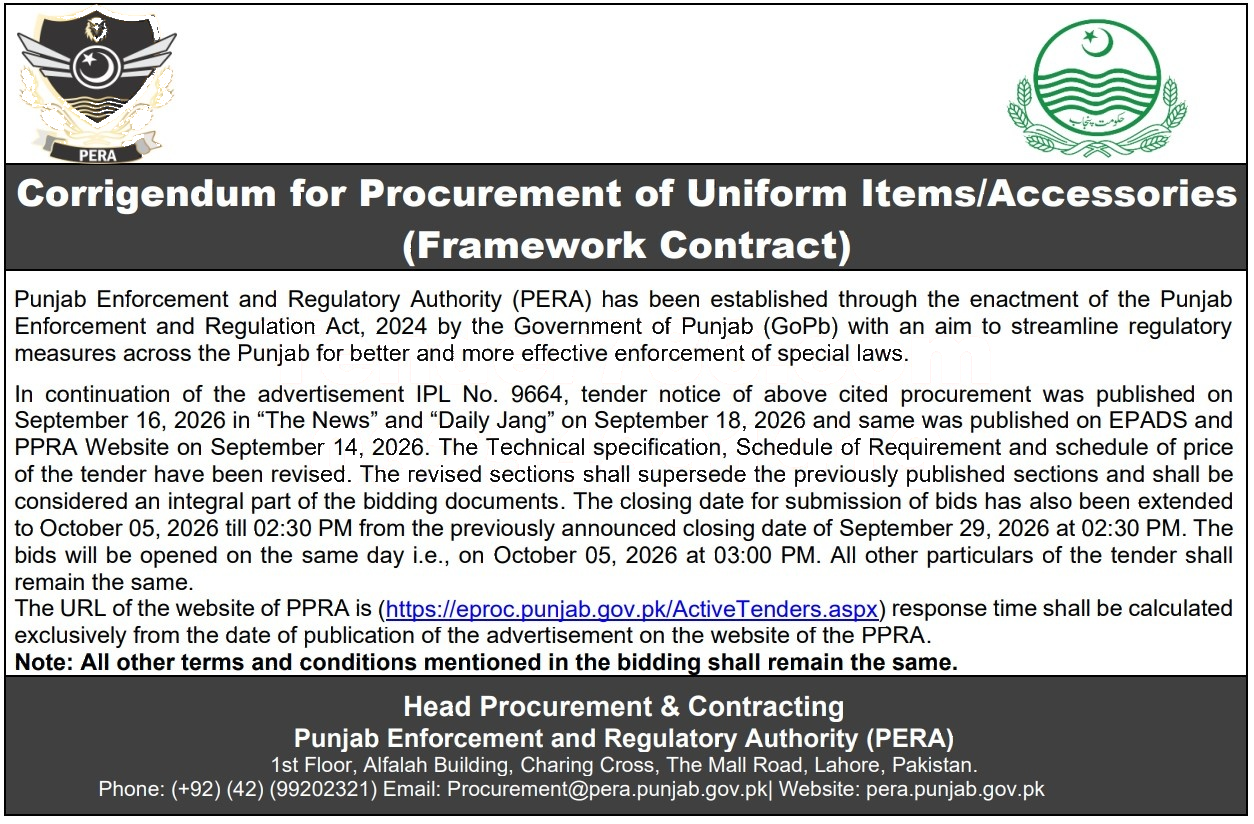 Tender Document