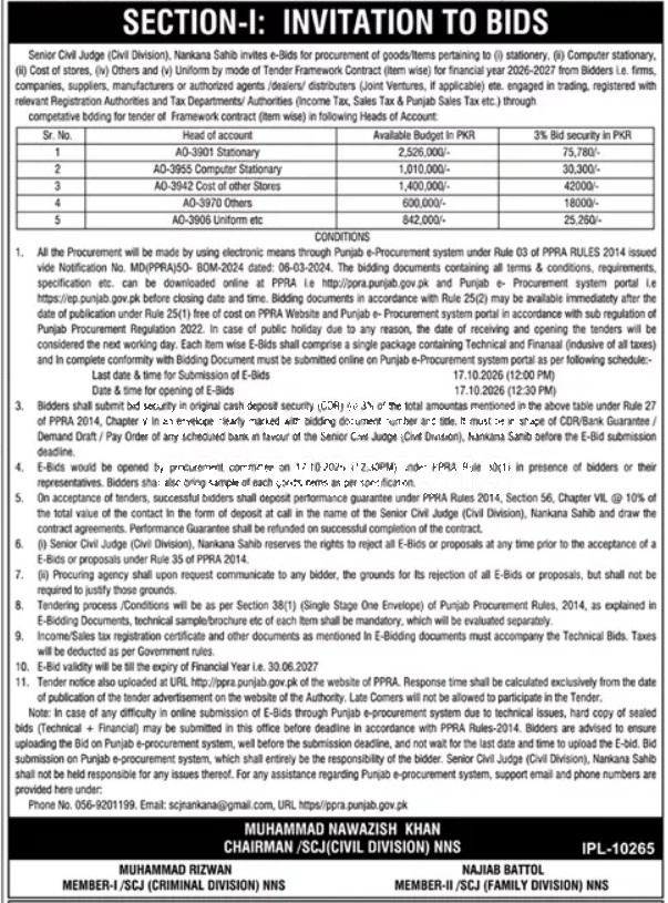 Tender Document