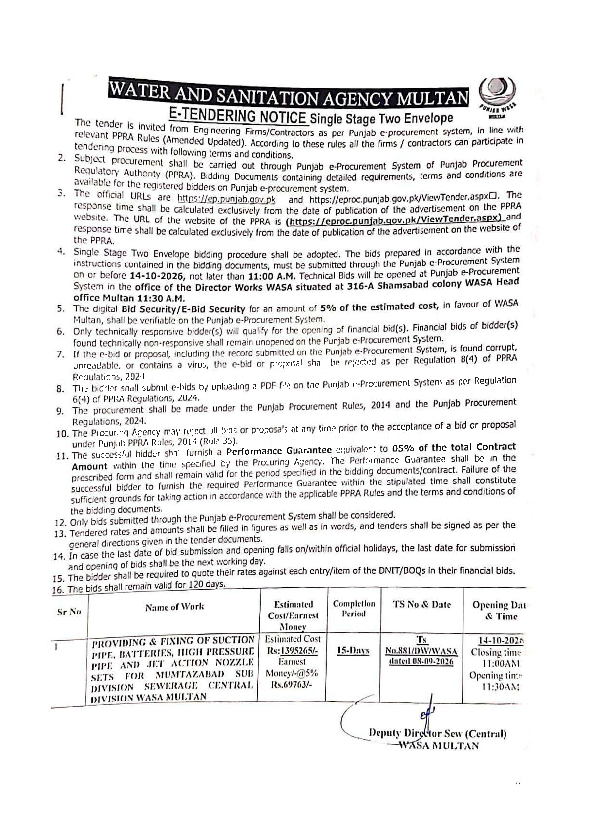 Tender Document