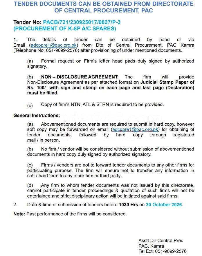 Tender Document