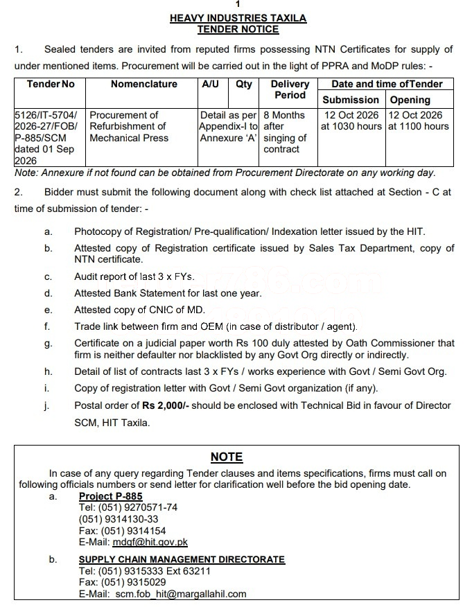 Tender Document