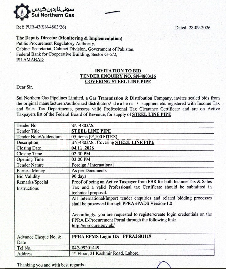 Tender Document