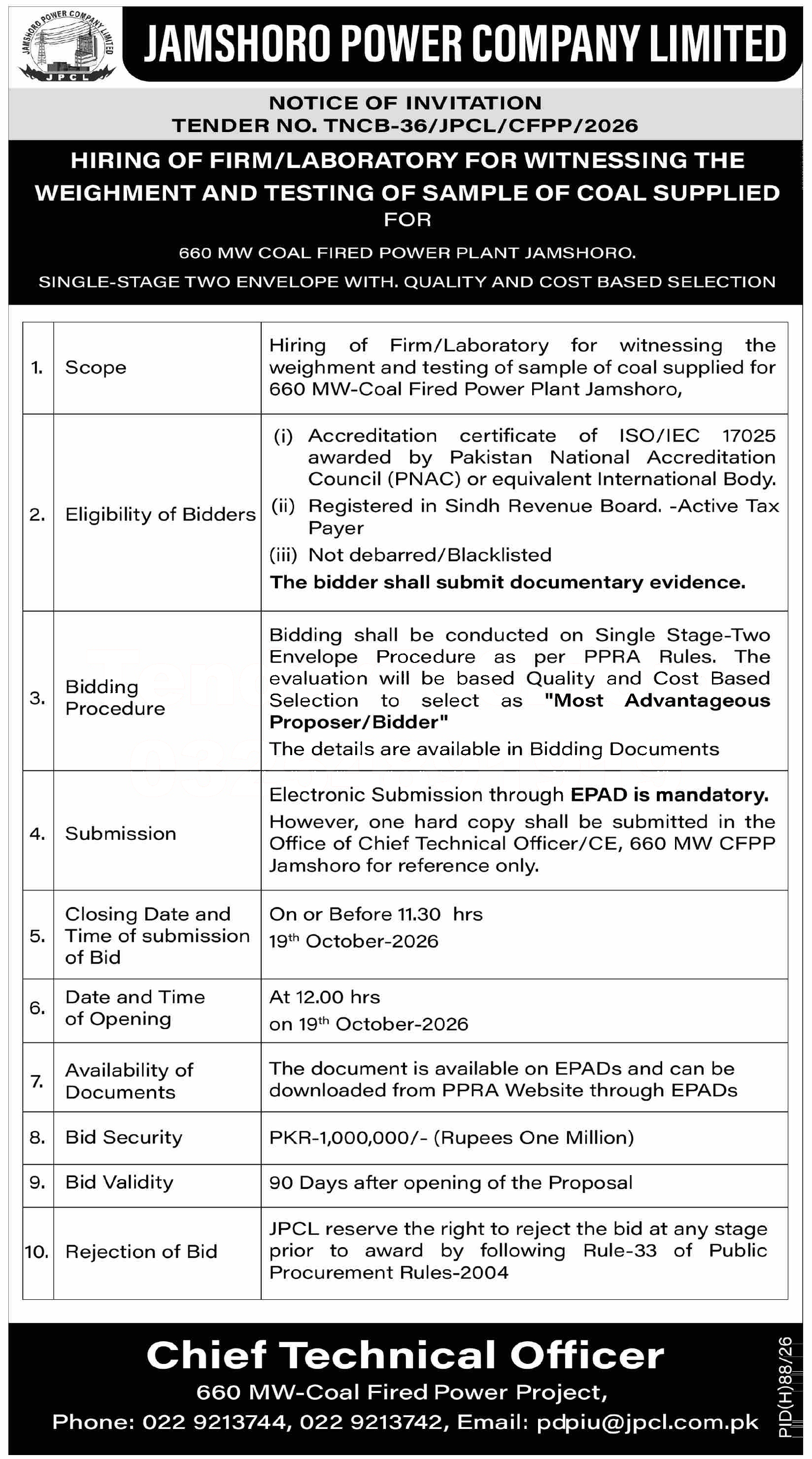 Tender Document