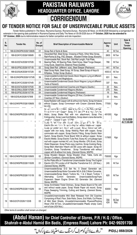 Tender Document