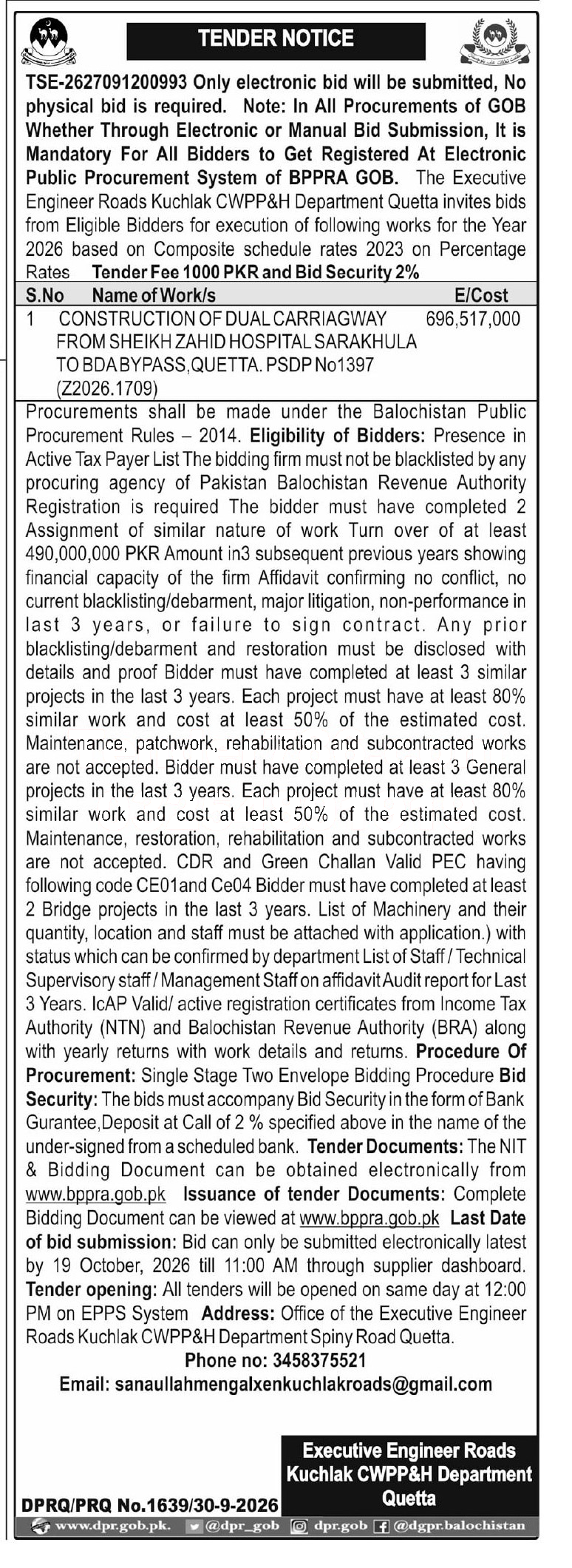 Tender Document