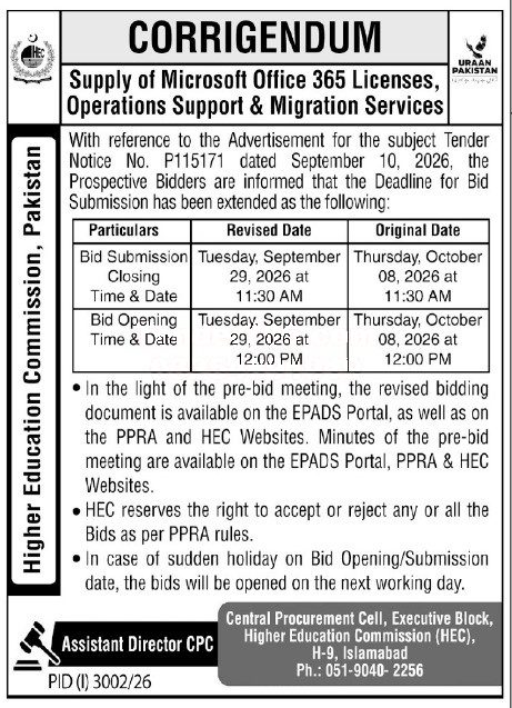 Tender Document