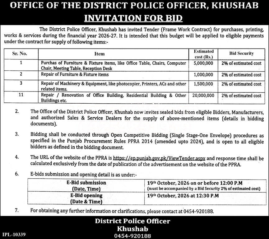 Tender Document