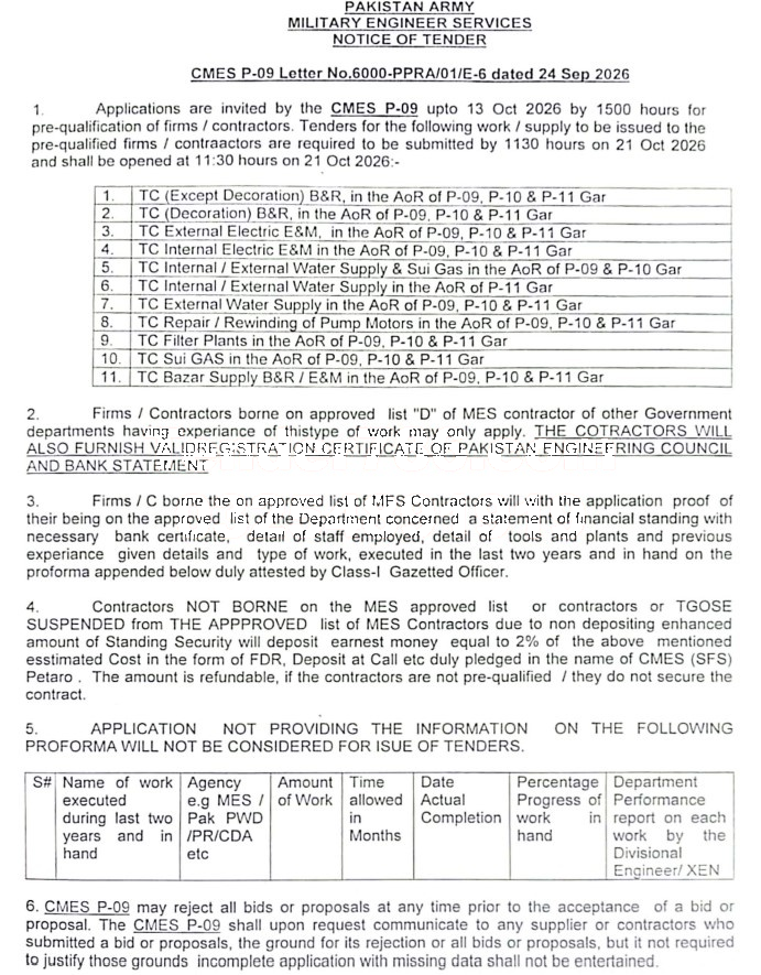 Tender Document
