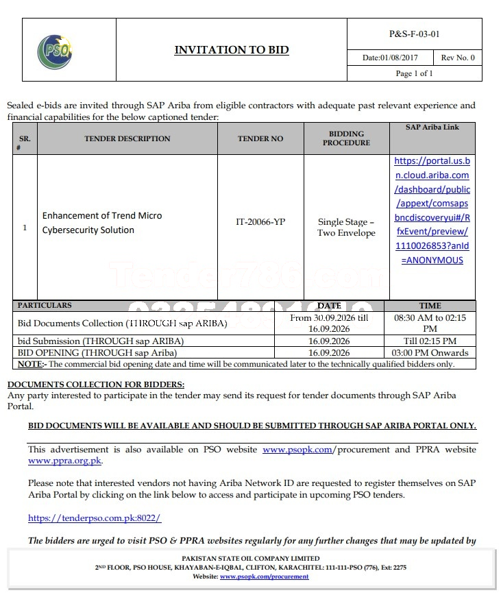 Tender Document