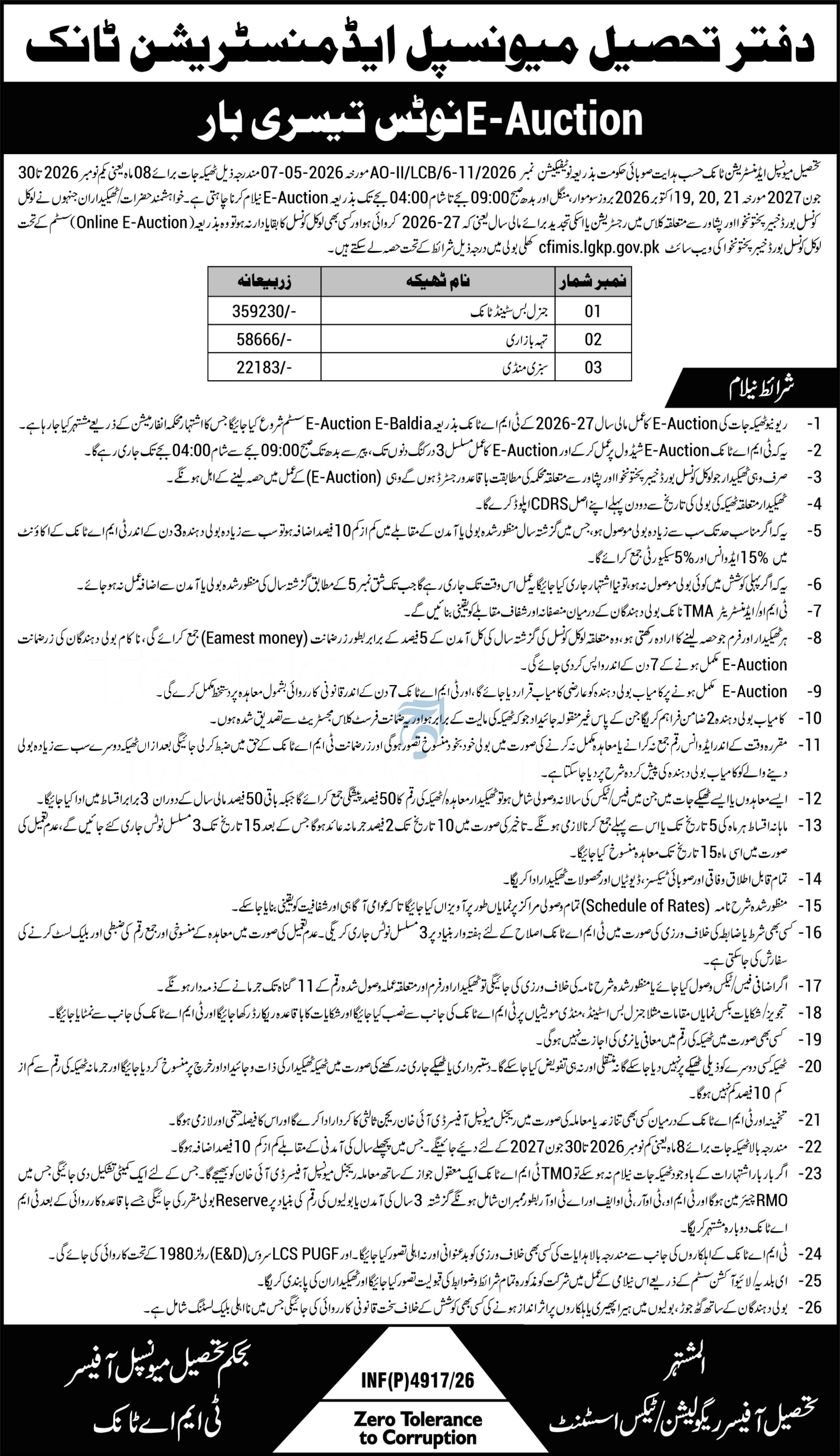 Tender Document