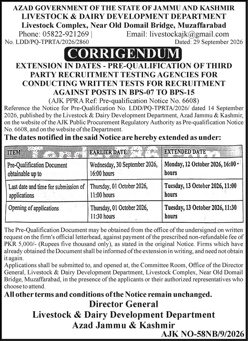 Tender Document