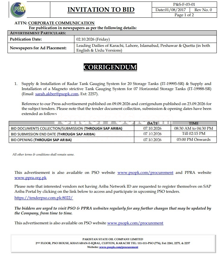 Tender Document