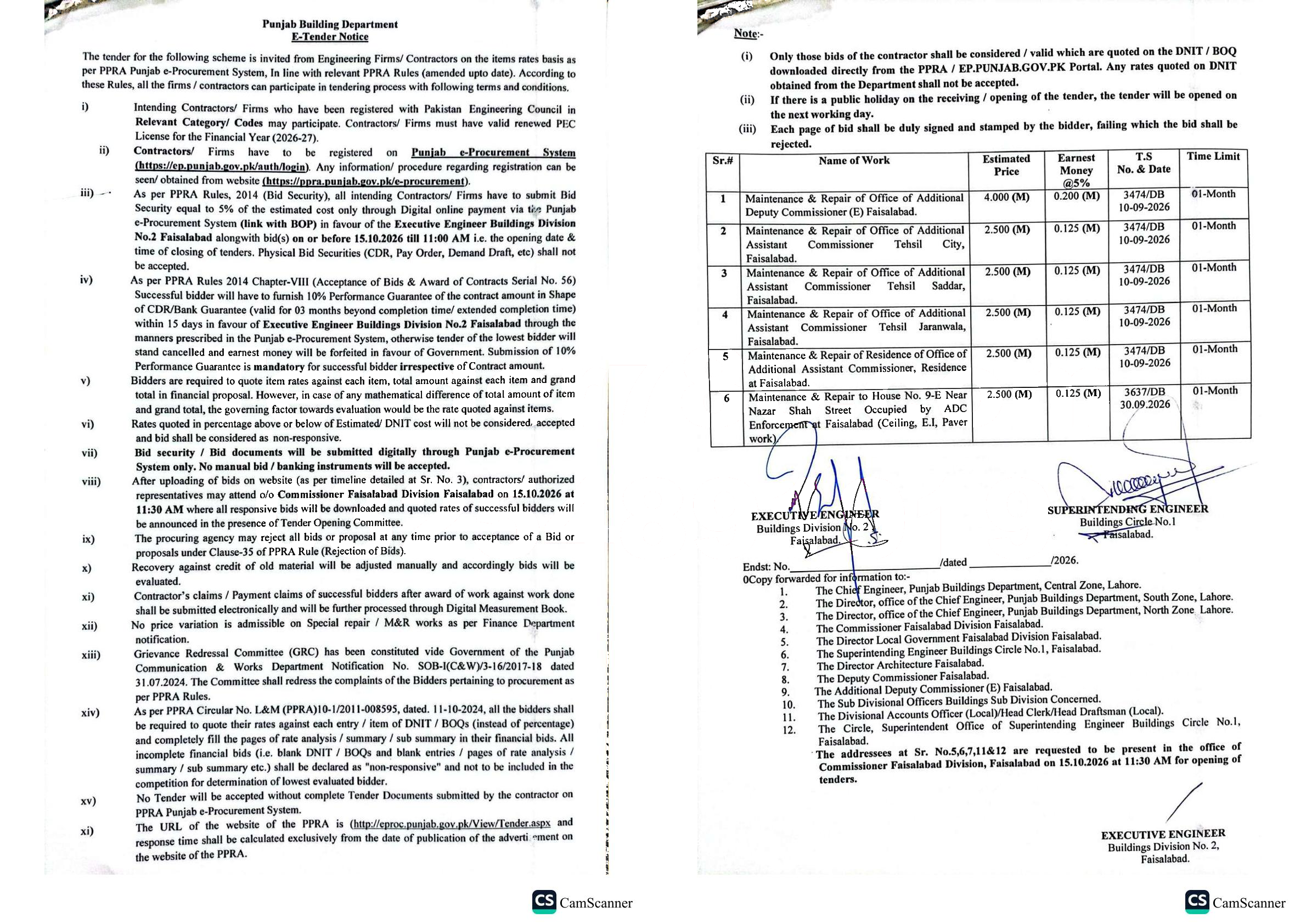Tender Document