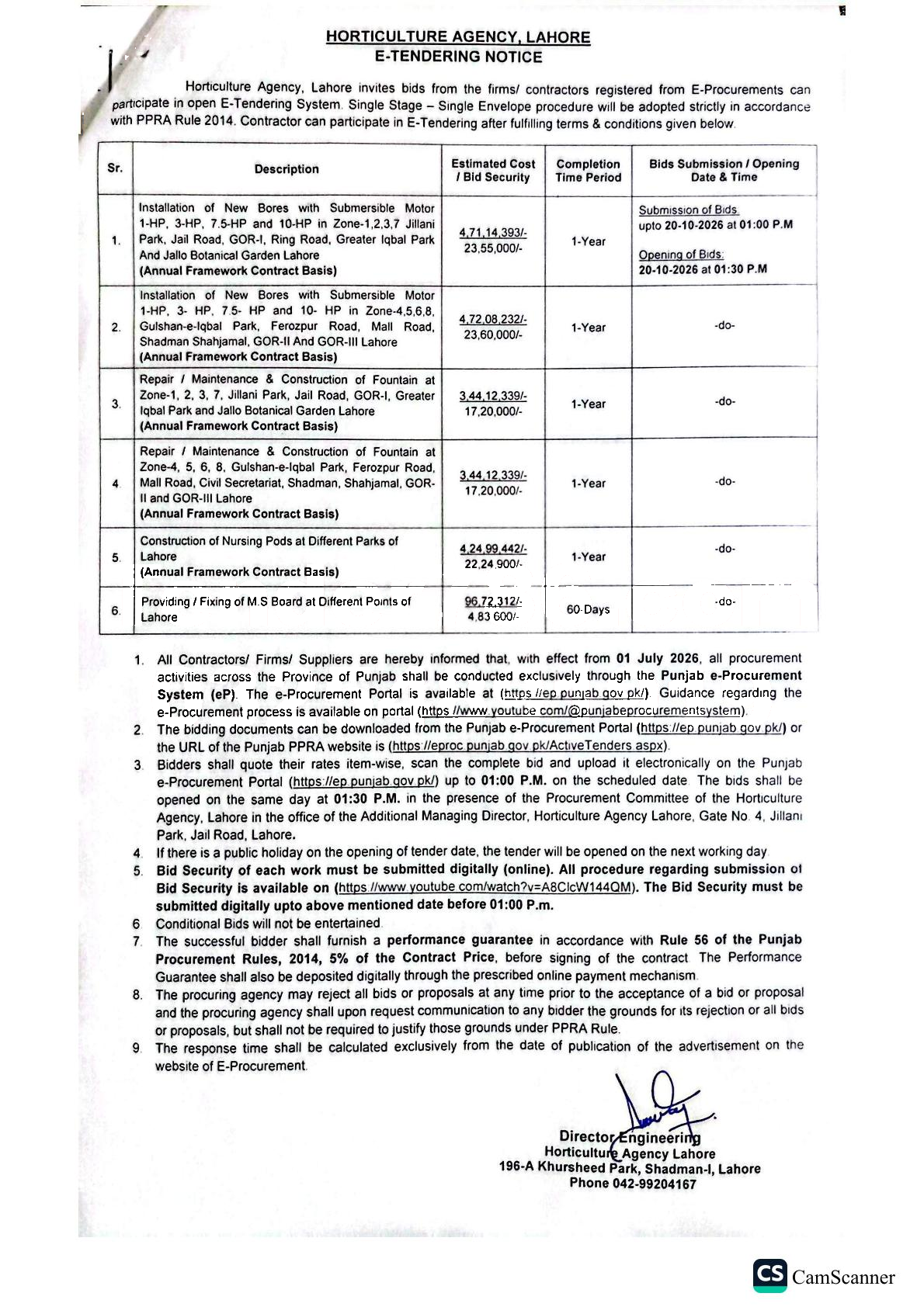 Tender Document