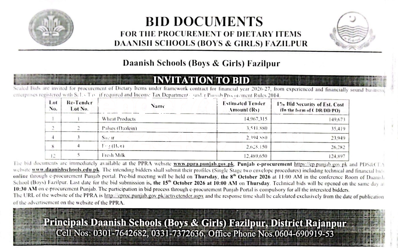 Tender Document