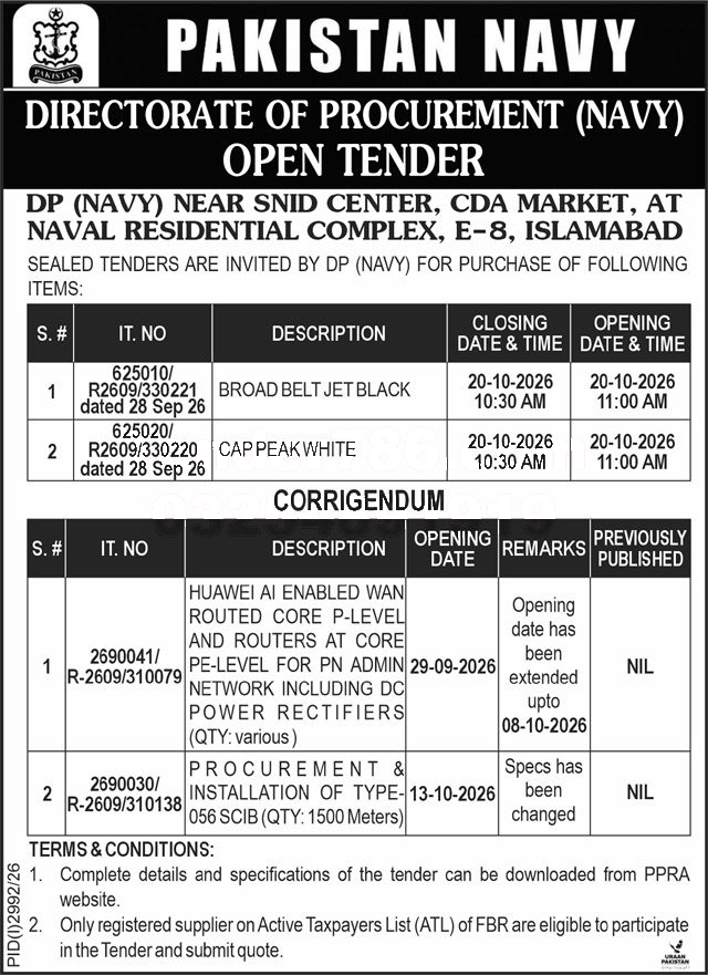 Tender Document