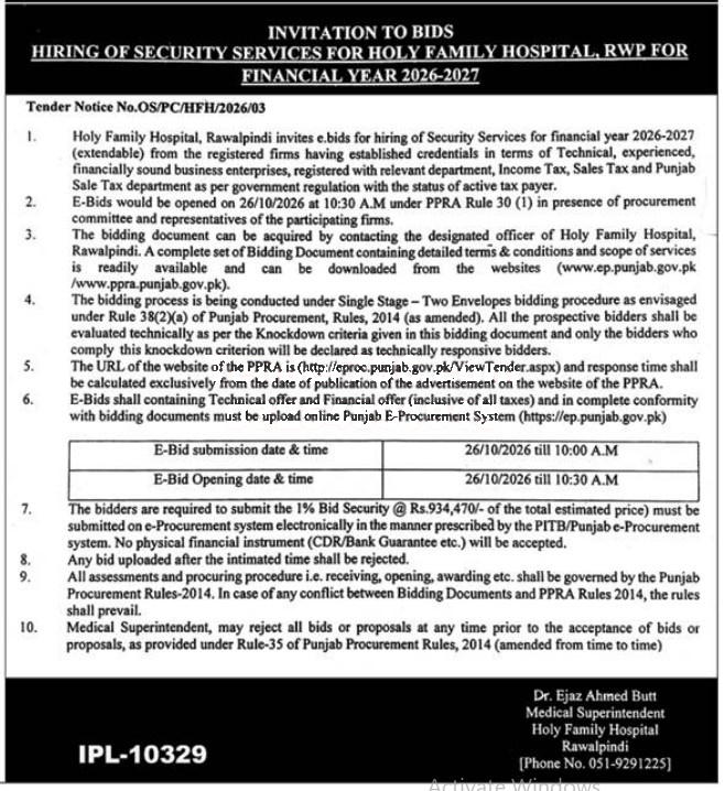 Tender Document