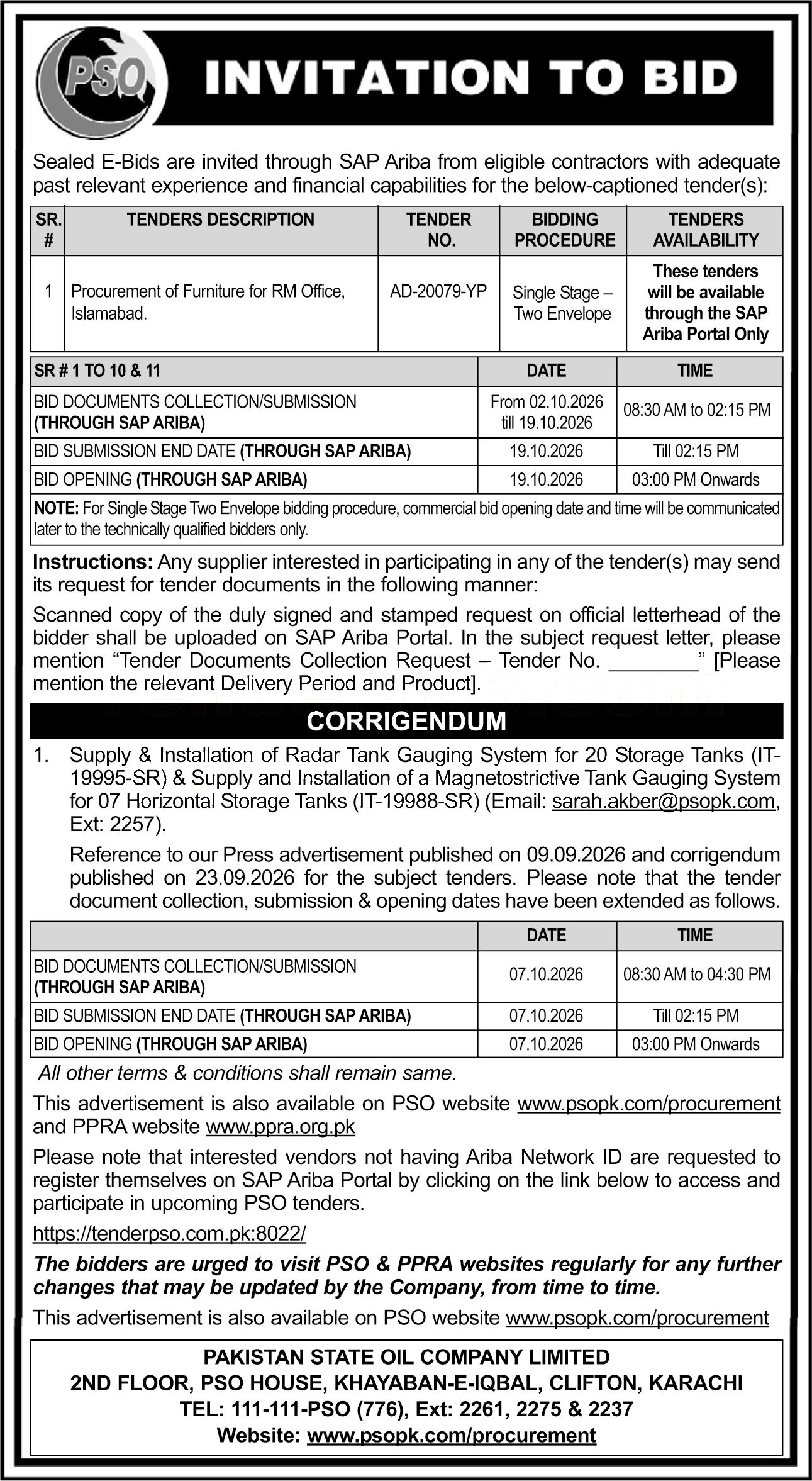 Tender Document