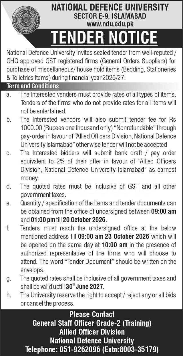 Tender Document