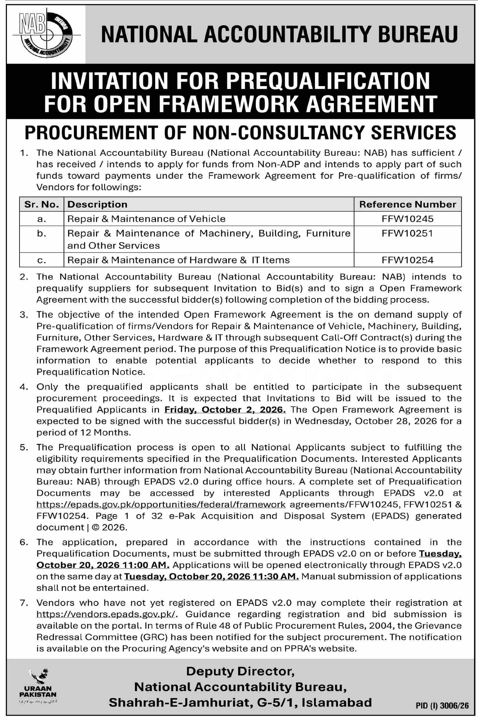 Tender Document