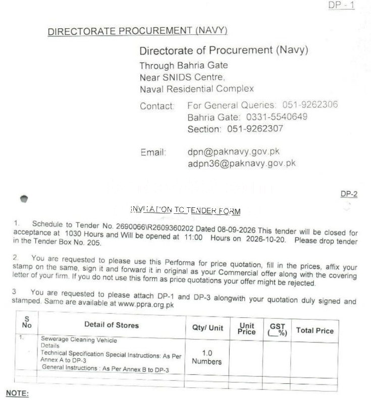 Tender Document
