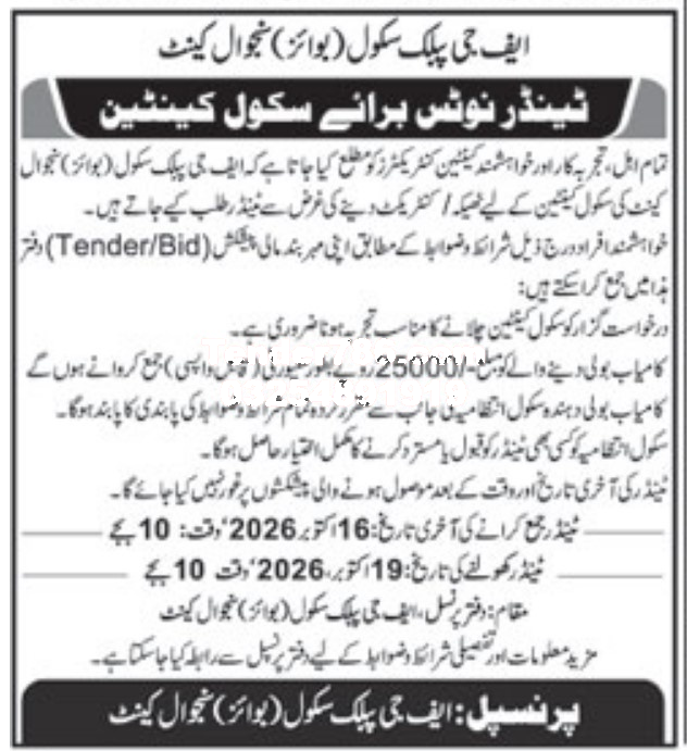 Tender Document