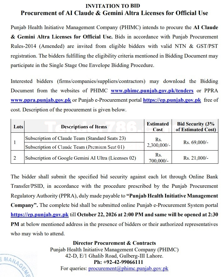 Tender Document