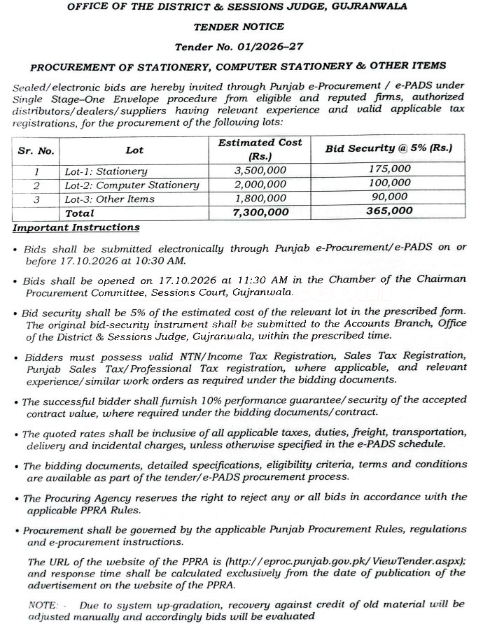 Tender Document
