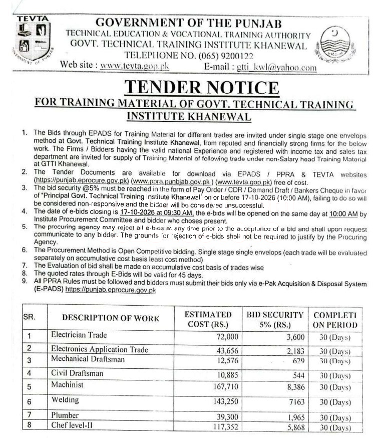 Tender Document